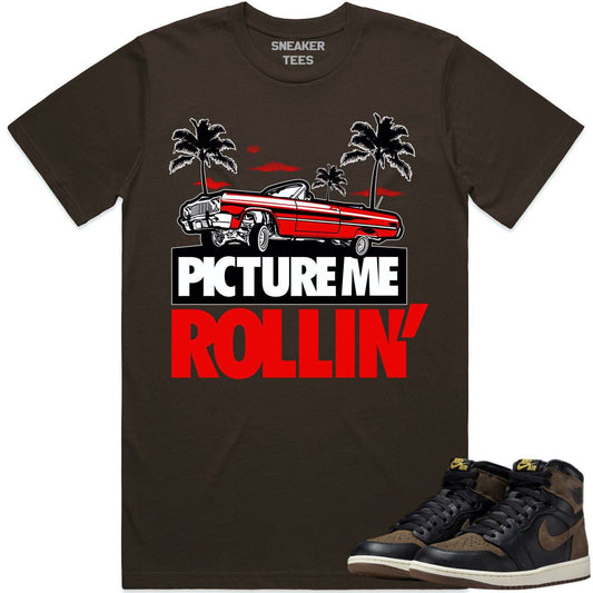 Palomino 1s Shirt - Jordan 1 Palomino Sneaker Tees - Red Picture