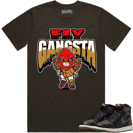 Palomino 1s Shirt - Jordan 1 Palomino Sneaker Tees - Wheat Fly Gangsta