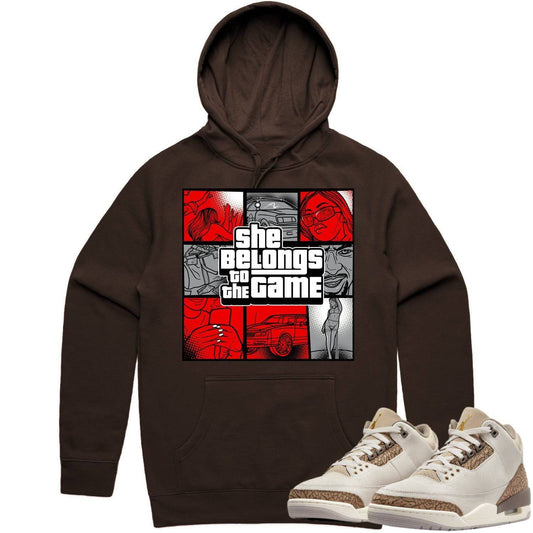 Palomino 3s Hoodie - Jordan 3 Palomino 3s Hoodie - Red Game