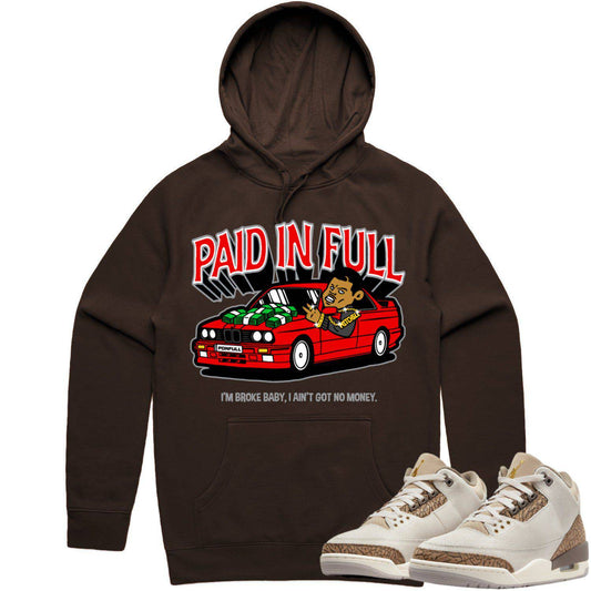 Palomino 3s Hoodie - Jordan 3 Palomino 3s Hoodie - Red Paid