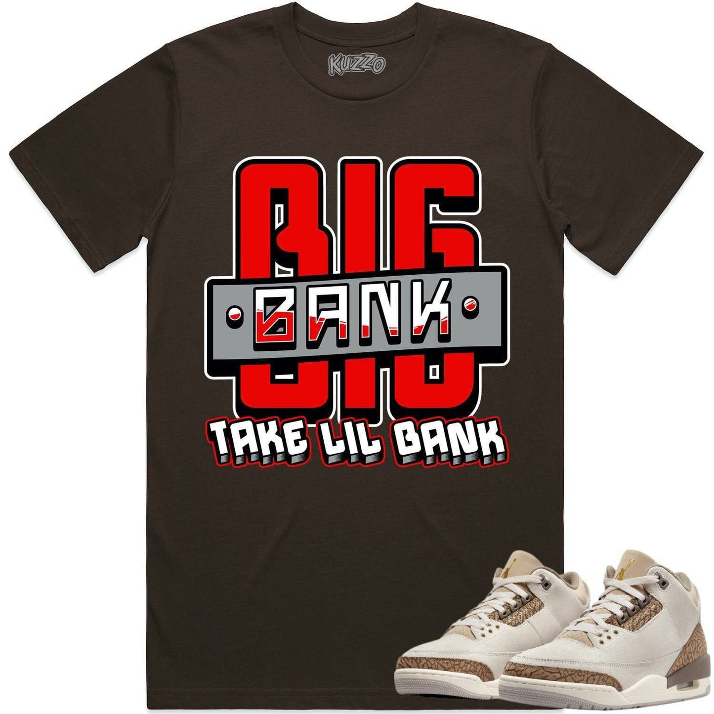 Palomino 3s Shirt - Jordan 3 Palomino Sneaker Tees - Big Bank