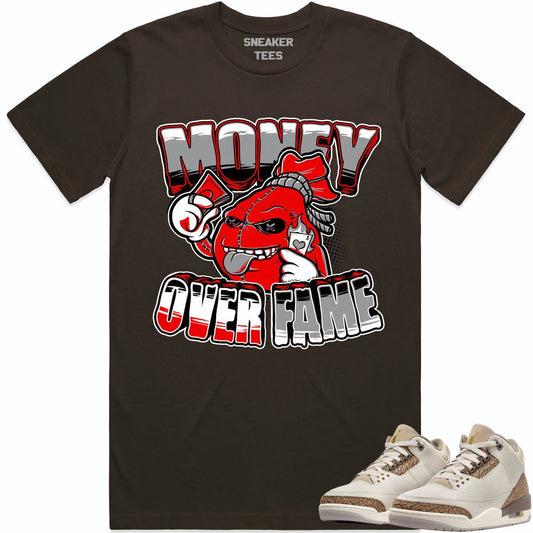 Palomino 3s Shirt - Jordan 3 Palomino Sneaker Tees - Money over Fame