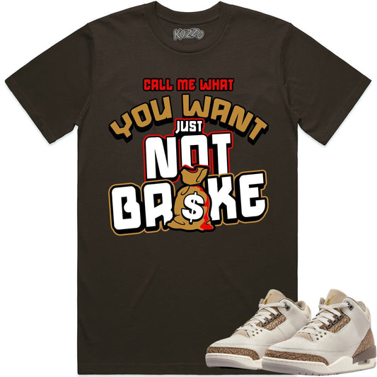 Palomino 3s Shirt - Jordan 3 Palomino Sneaker Tees - Not Broke