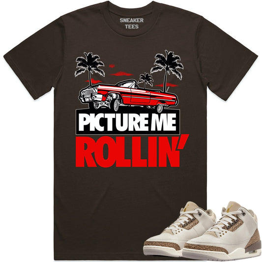 Palomino 3s Shirt - Jordan 3 Palomino Sneaker Tees - Red Picture