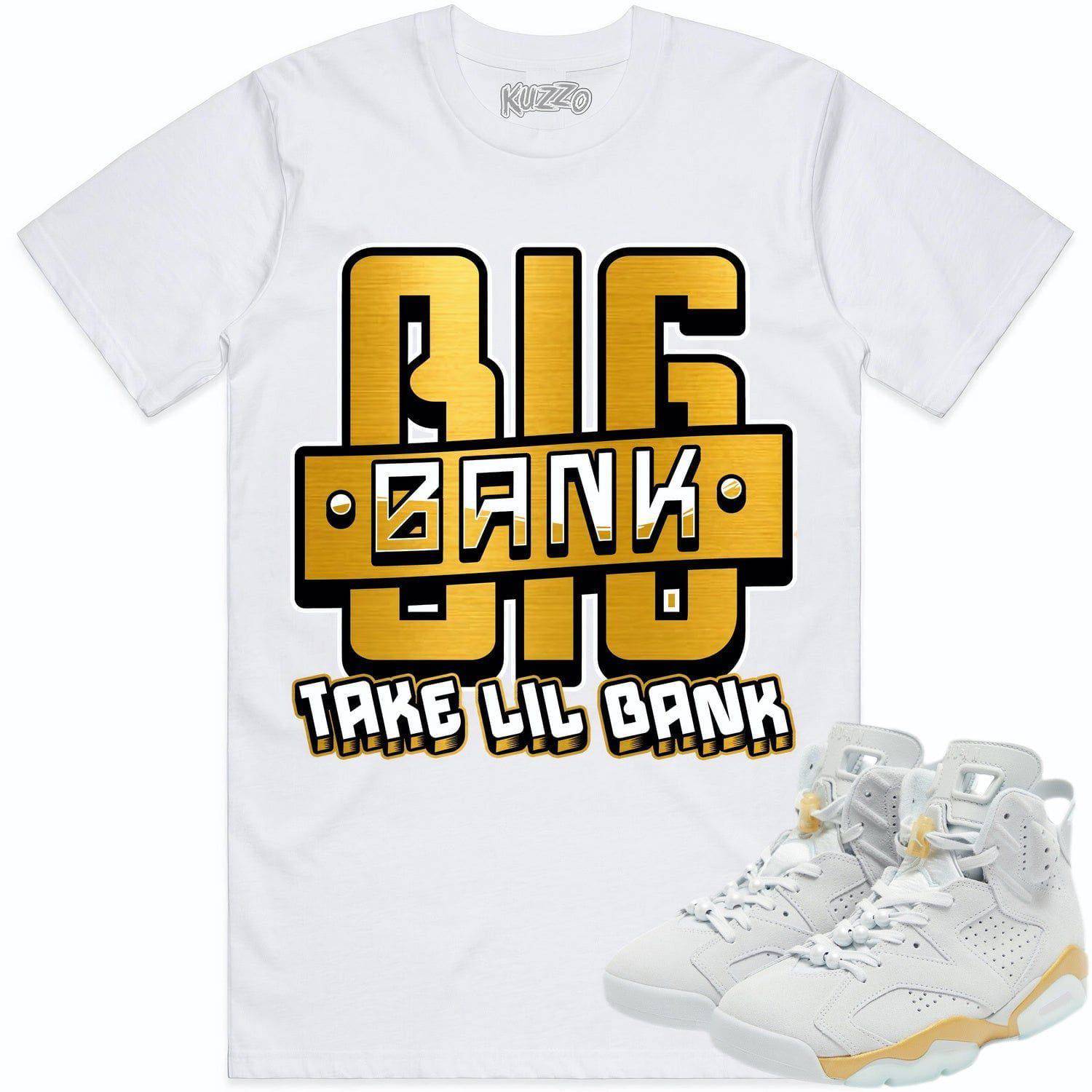 Paris Pearl 6s Shirt - Jordan 6 Paris Pearl Sneaker Tees - Bank