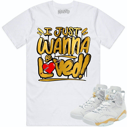 Paris Pearl 6s Shirt - Jordan 6 Paris Pearl Sneaker Tees - Loved