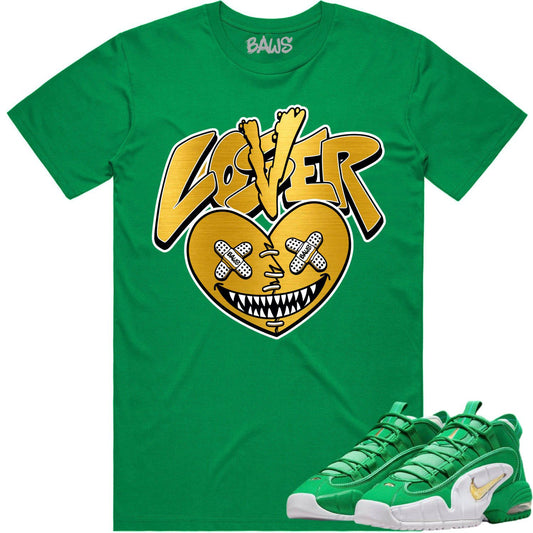 Penny 1 Stadium Green 1s Shirt - Sneaker Tees - Gold Lover Loser