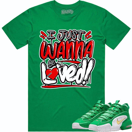 Penny 1 Stadium Green 1s Shirt - Sneaker Tees - Red Loved