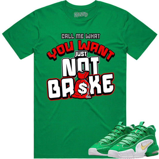 Penny 1 Stadium Green 1s Shirt - Sneaker Tees - Red Not Broke