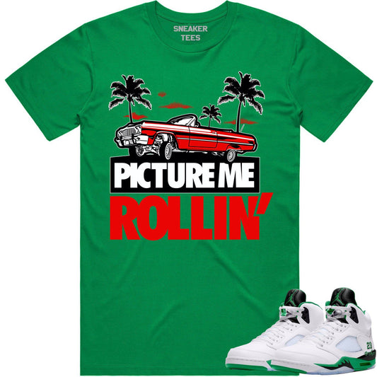 Penny 1 Stadium Green 1s Shirt - Sneaker Tees - Red Picture