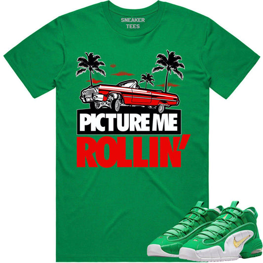 Penny 1 Stadium Green 1s Shirt - Sneaker Tees - Red Picture