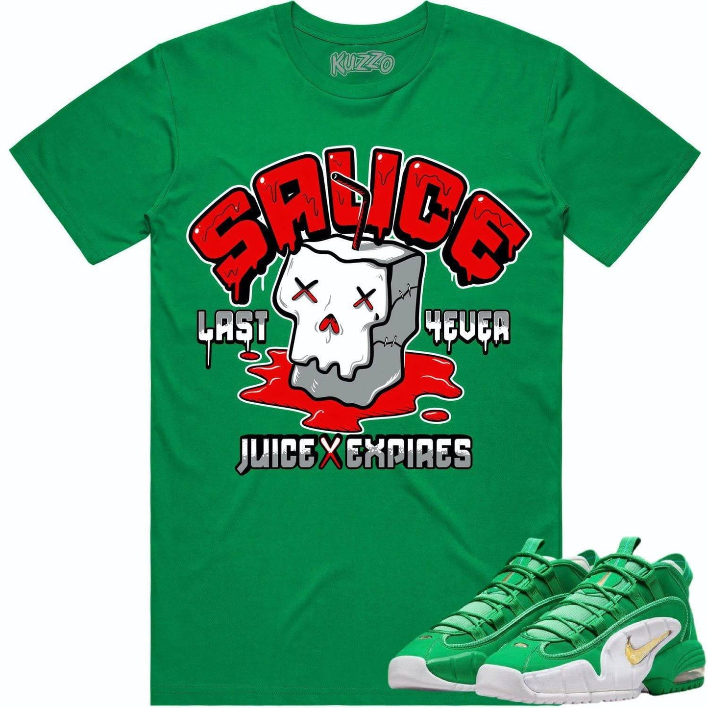 Penny 1 Stadium Green 1s Shirt - Sneaker Tees - Red Sauce