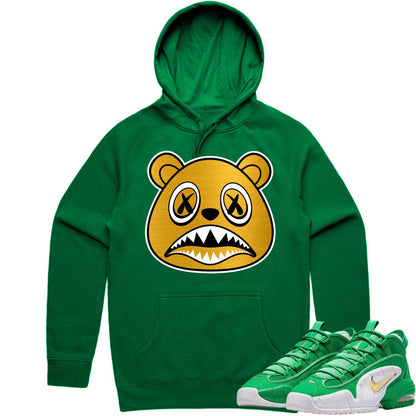 Penny 1 Stadium Green Hoodie - Penny 1s Hoodie - Gold Baws Bear