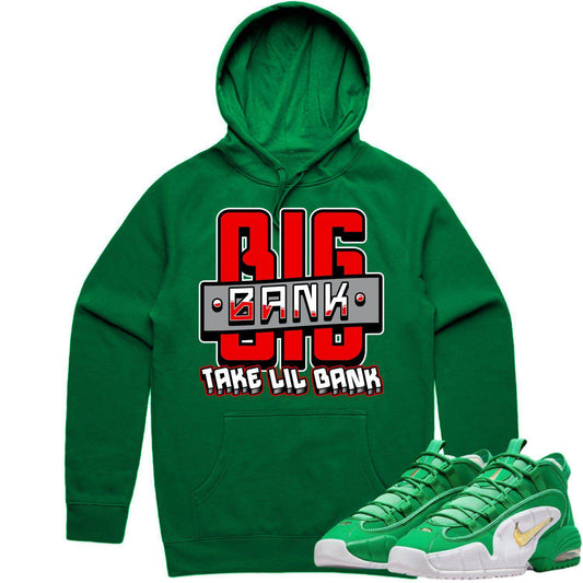 Penny 1 Stadium Green Hoodie - Penny 1s Hoodie - Red Big Bank