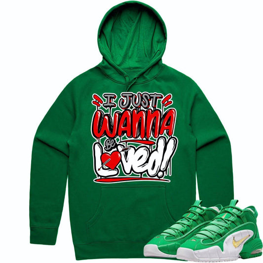 Penny 1 Stadium Green Hoodie - Penny 1s Hoodie - Red Loved