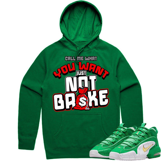 Penny 1 Stadium Green Hoodie - Penny 1s Hoodie - Red Not Broke