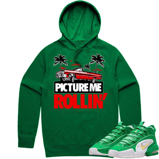 Penny 1 Stadium Green Hoodie - Penny 1s Hoodie - Red Picture