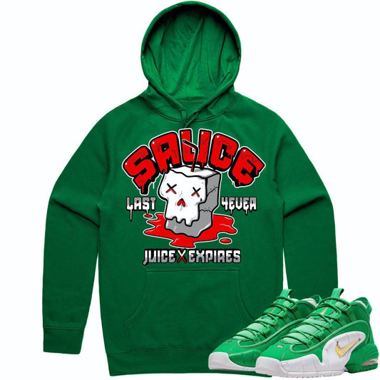 Penny 1 Stadium Green Hoodie - Penny 1s Hoodie - Red Sauce