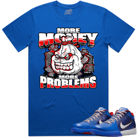 Philly 4s Shirt - Kobe 4 Philly Sneaker Tees - Red More Problems