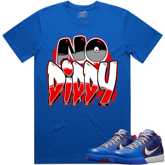 Philly 4s Shirt - Kobe 4 Philly Sneaker Tees - Red NoDiddy