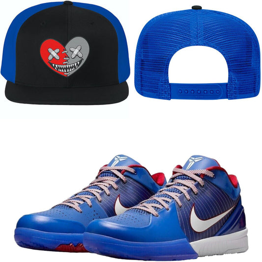 Philly 4s Trucker Hat - Kobe 4 Philly 4s Hats - Heart Baws