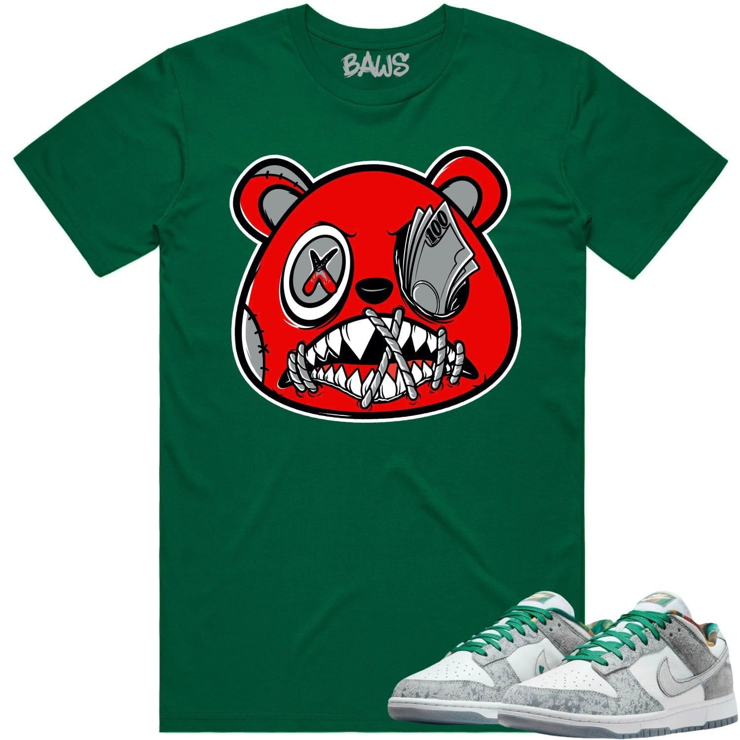 Philly Dunks Shirt - Dunks Sneaker Tees -Angry Money Talks Baws