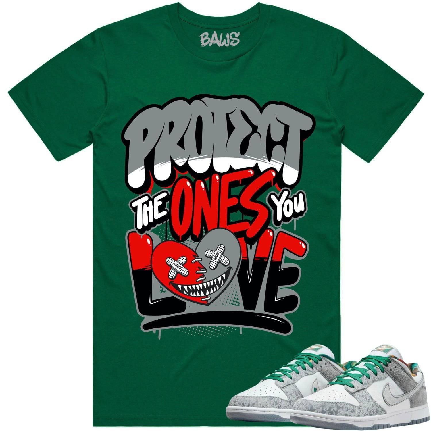 Philly Dunks Shirt - Dunks Sneaker Tees - Red PTOYL Baws