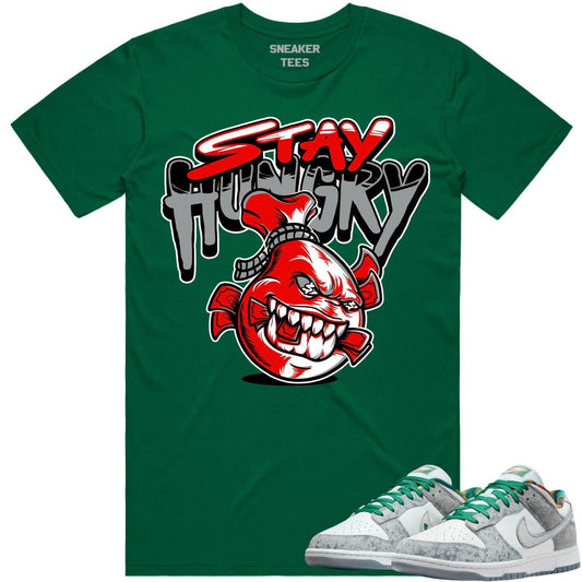 Philly Dunks Shirt - Dunks Sneaker Tees - Red Stay Hungry