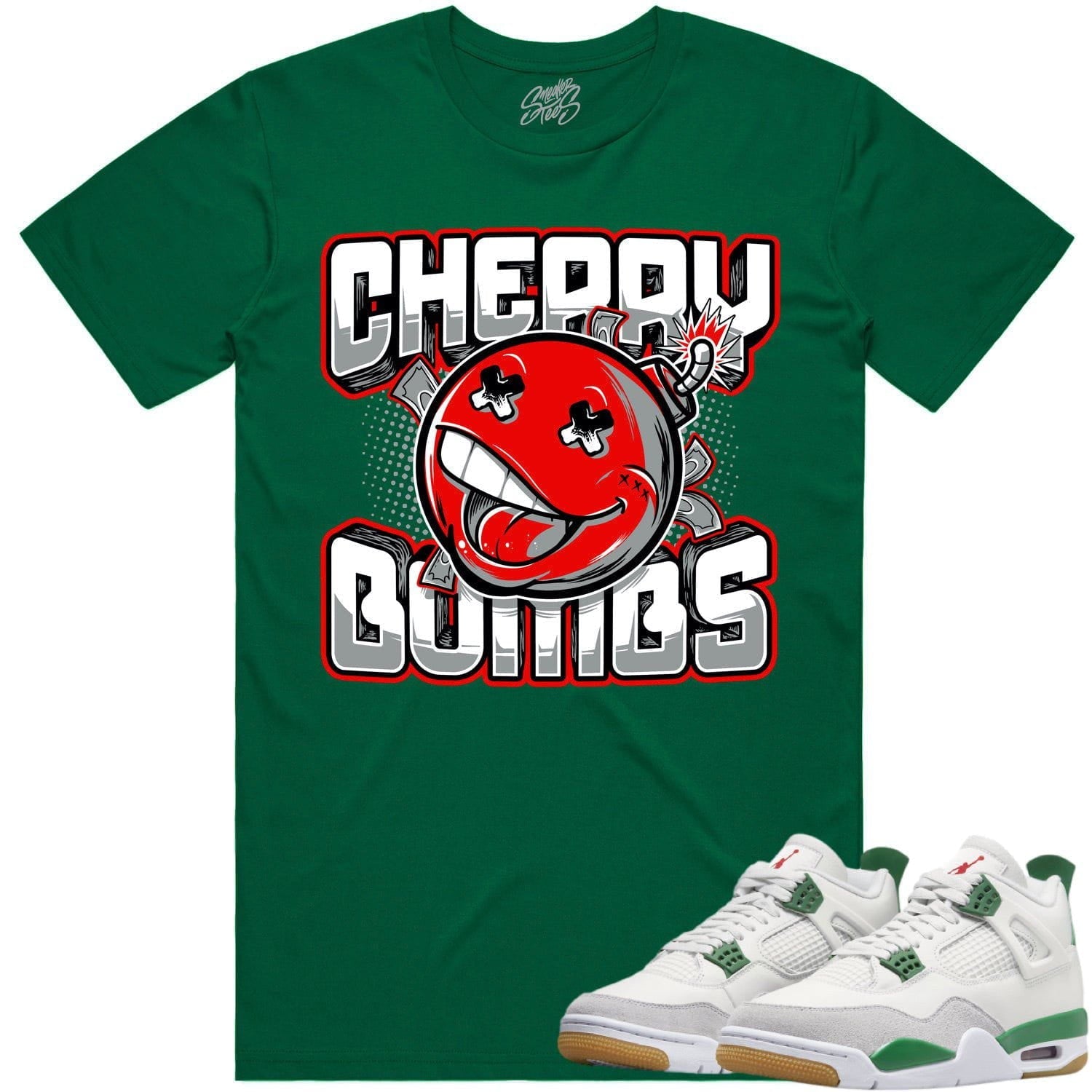 Pine Green 4s Shirt - Jordan 4 Pine Green Shirt - Cherry Bombs