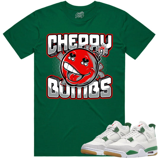Pine Green 4s Shirt - Jordan 4 Pine Green Shirt - Cherry Bombs