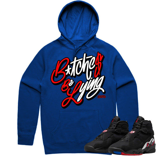 Playoff 8s Hoodie - Jordan 8 Playoffs Hoodie - Red BBL