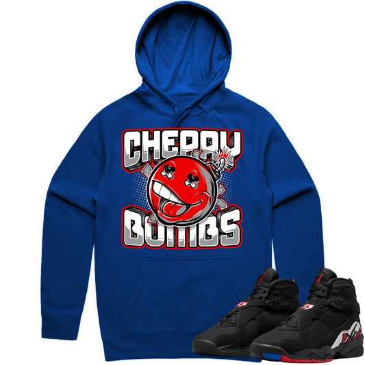 Playoff 8s Hoodie - Jordan 8 Playoffs Hoodie - Red Cherry Bombs
