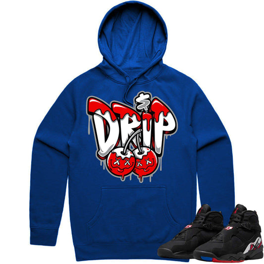 Playoff 8s Hoodie - Jordan 8 Playoffs Hoodie - Red Money Drip