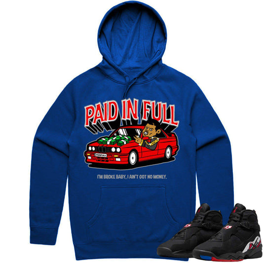 Playoff 8s Hoodie - Jordan 8 Playoffs Hoodie - Red Paid