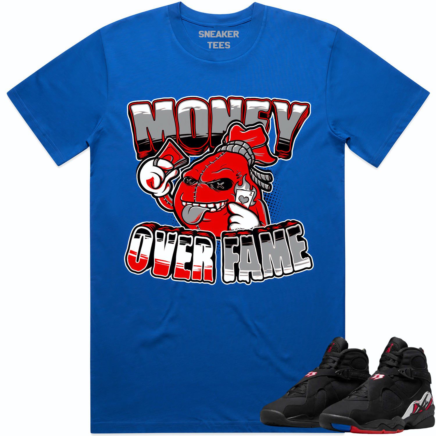 Playoff 8s Shirt - Jordan Retro 8 Playoff Sneaker Tees - Money Fame