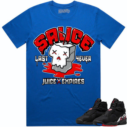 Playoff 8s Shirt - Jordan Retro 8 Playoff Sneaker Tees - Sauce