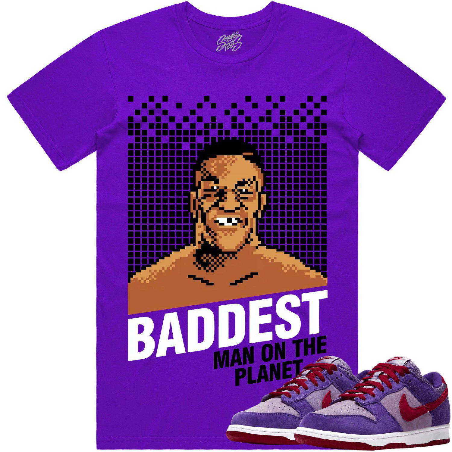 Plum Dunks Shirt - Dunks Sneaker Tees - Baddest