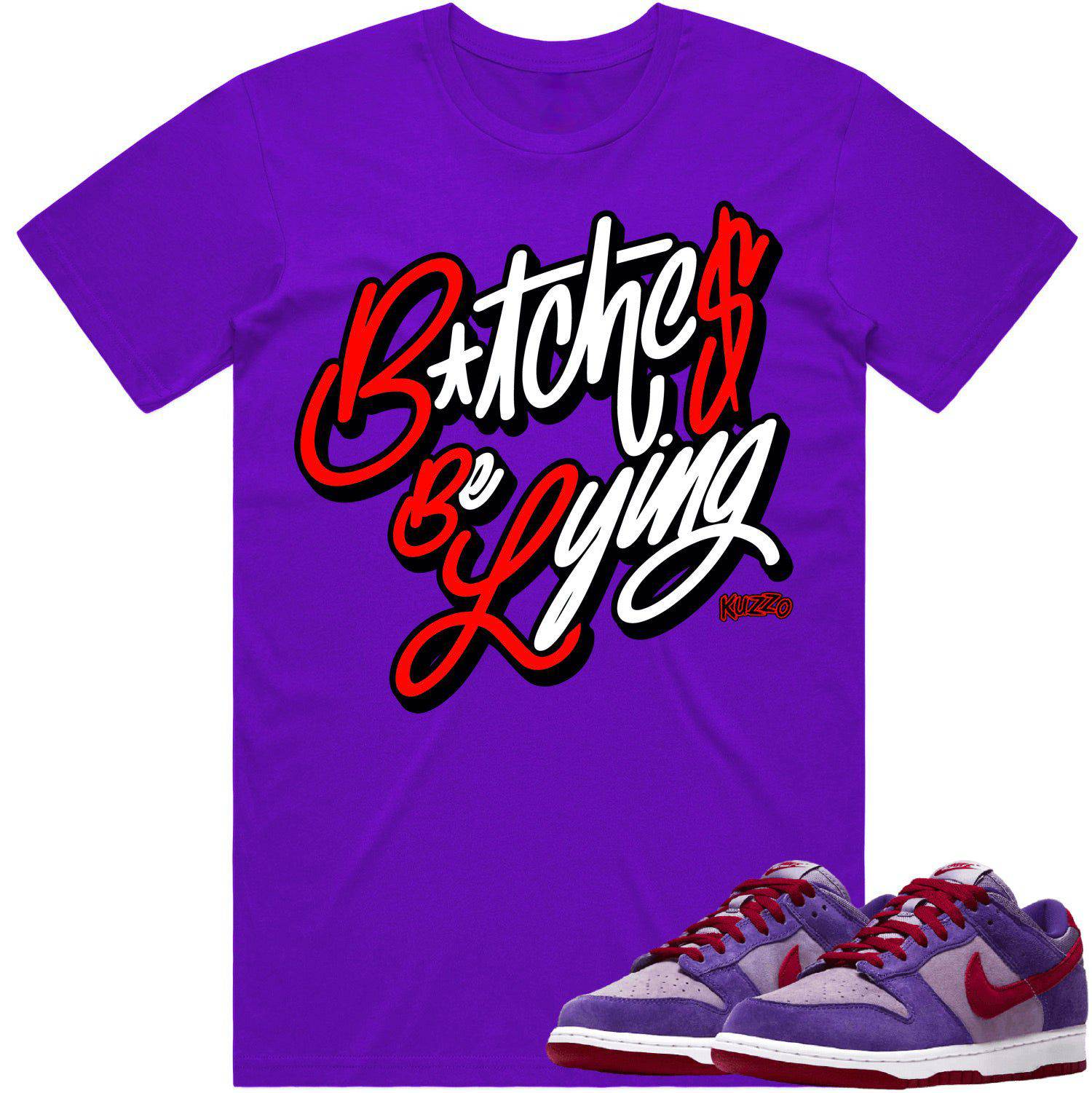 Plum Dunks Shirt - Dunks Sneaker Tees - BBL