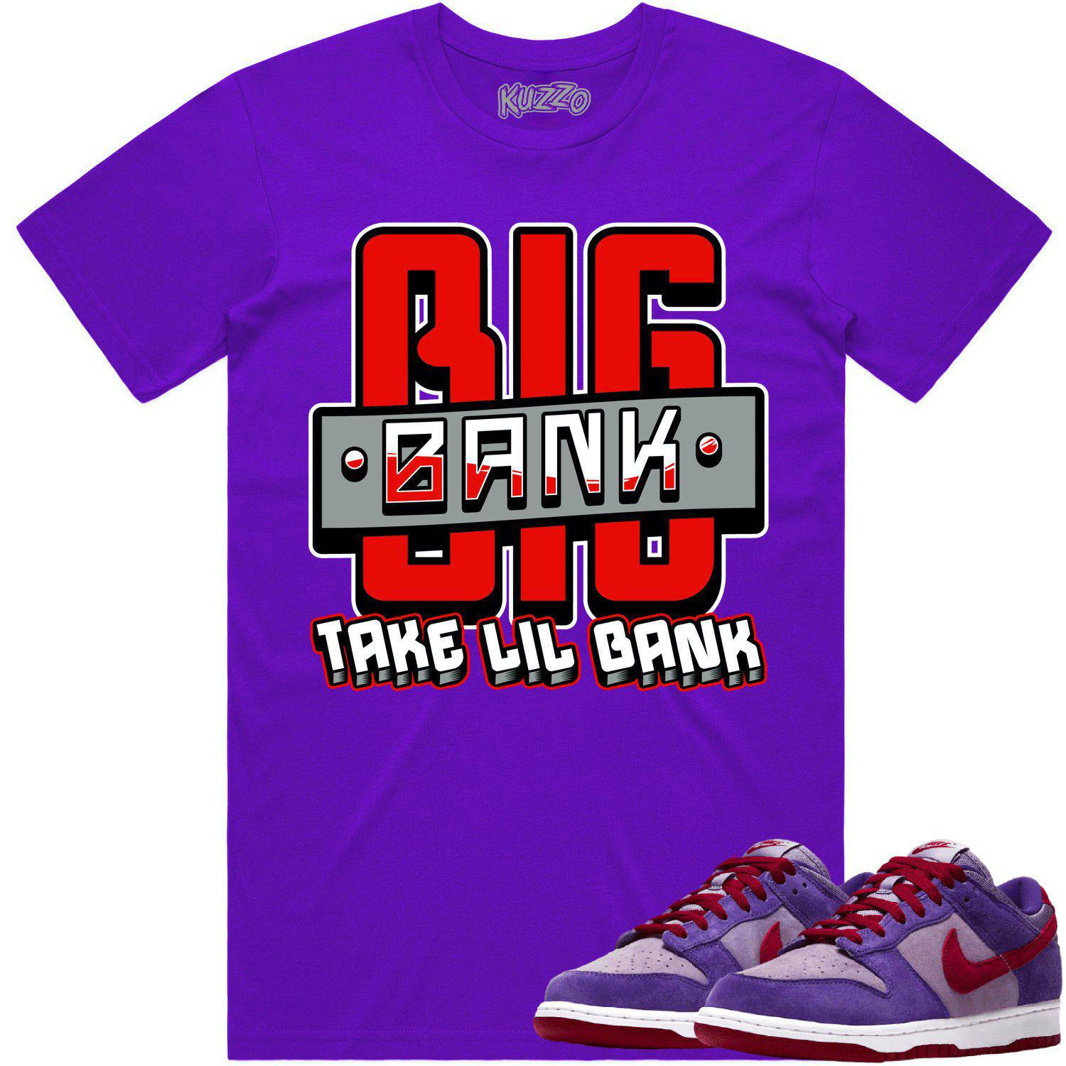 Plum Dunks Shirt - Dunks Sneaker Tees - Big Bank