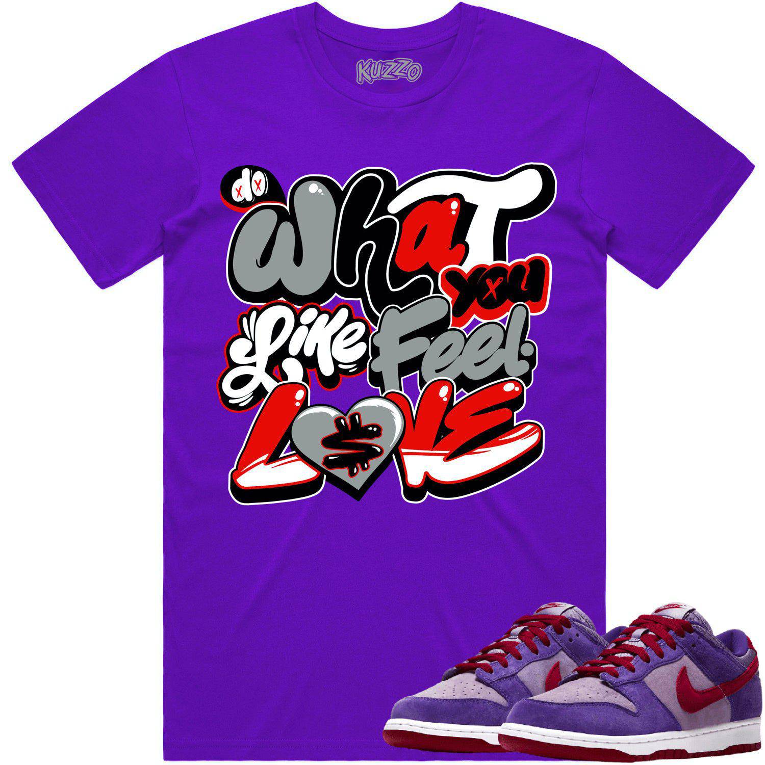 Plum Dunks Shirt - Dunks Sneaker Tees - Do What You Love