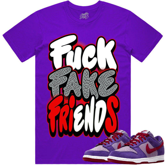 Plum Dunks Shirt - Dunks Sneaker Tees - FFF