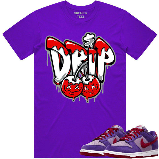 Plum Dunks Shirt - Dunks Sneaker Tees - Money Drip