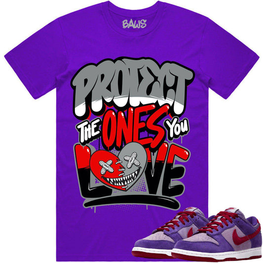 Plum Dunks Shirt - Dunks Sneaker Tees - PTOYL