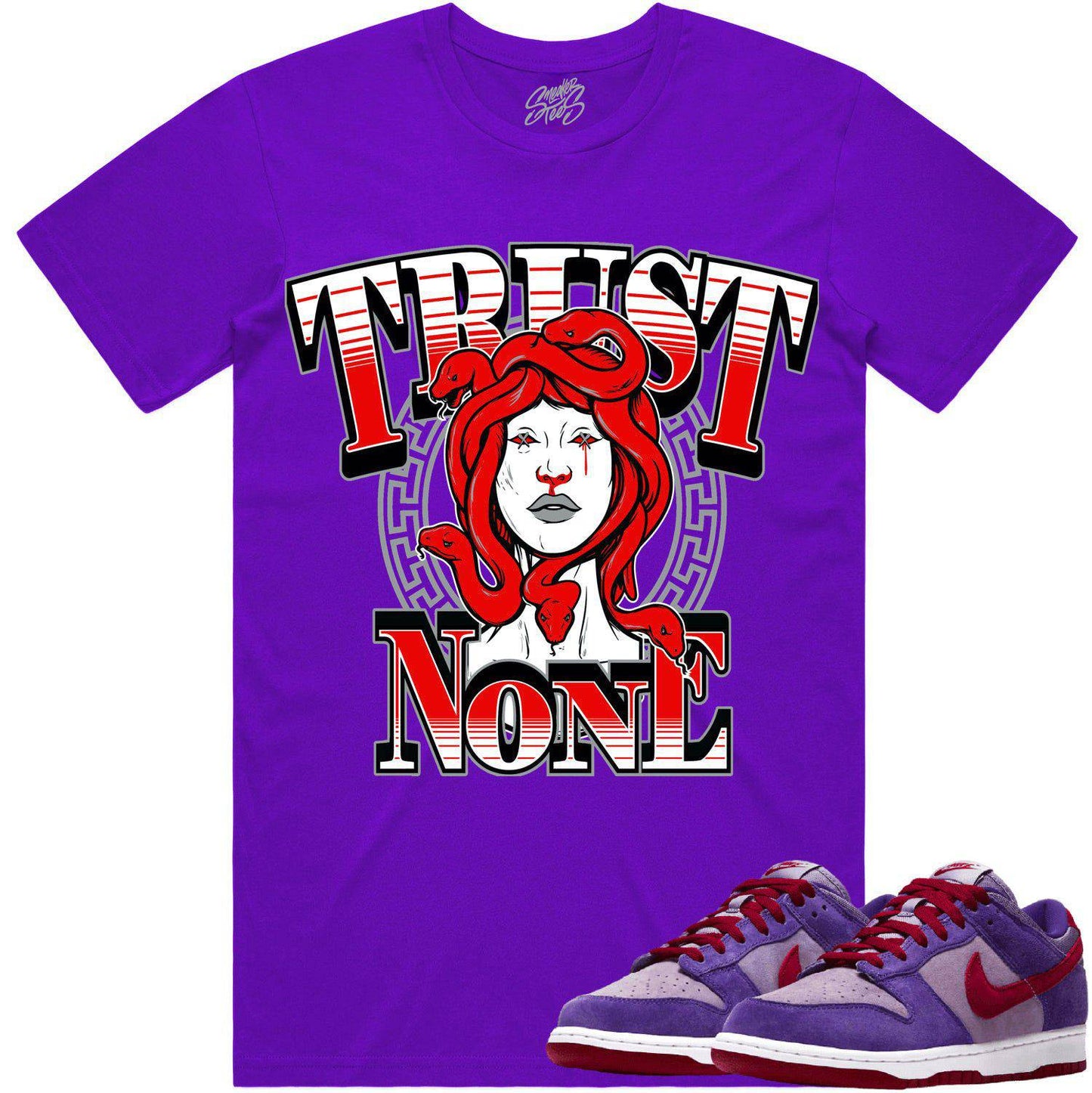 Plum Dunks Shirt - Dunks Sneaker Tees - Trust No One