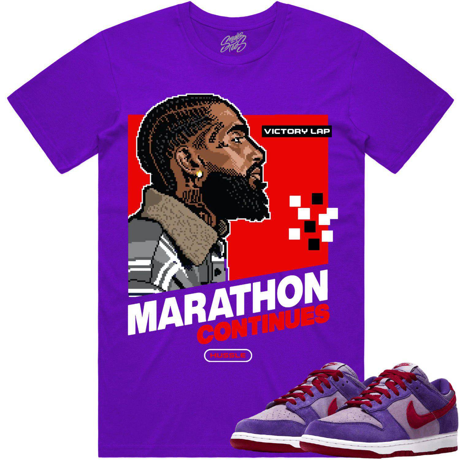 Plum Dunks Shirt - Dunks Sneaker Tees - Victory