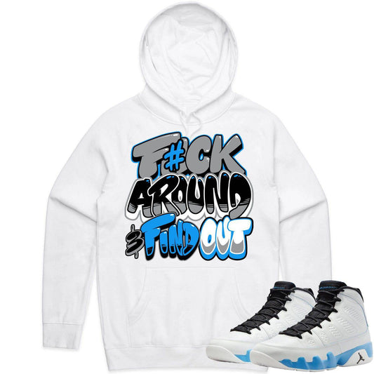 Powder Blue 9s Hoodie - Jordan 9 Powder Blue 9s Hoodie - F#CK