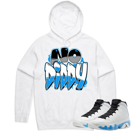 Powder Blue 9s Hoodie - Jordan 9 Powder Blue 9s Hoodie - NoDiddy