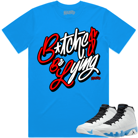 Powder Blue 9s Shirt - Jordan 9 Powder Blue 9s Shirt - BBL