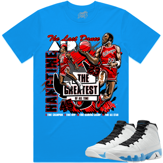 Powder Blue 9s Shirt - Jordan 9 Powder Blue 9s Shirt - Hangtime