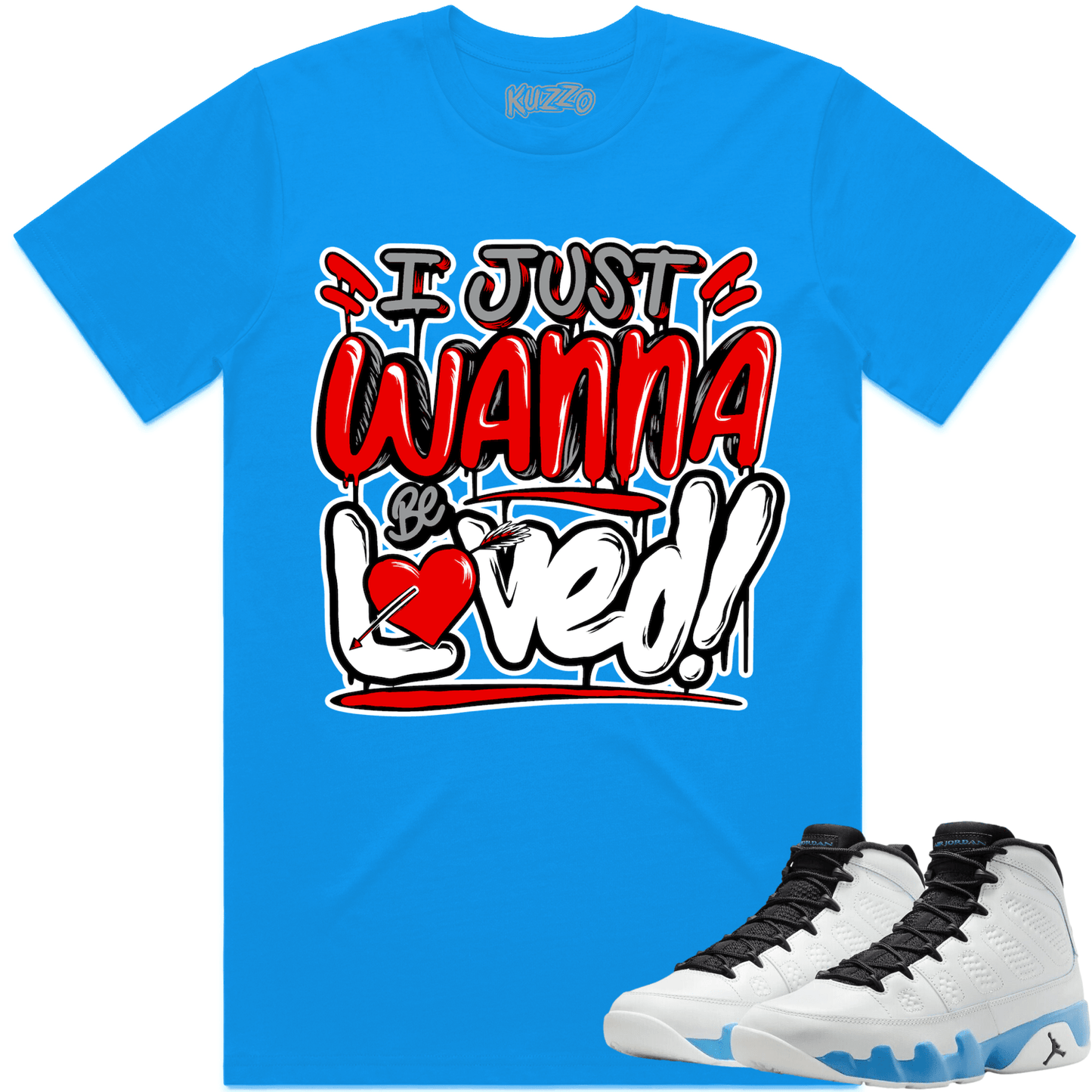 Powder Blue 9s Shirt - Jordan 9 Powder Blue 9s Shirt - Loved